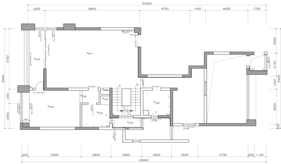 一樓原始平面圖 一樓原始平面圖