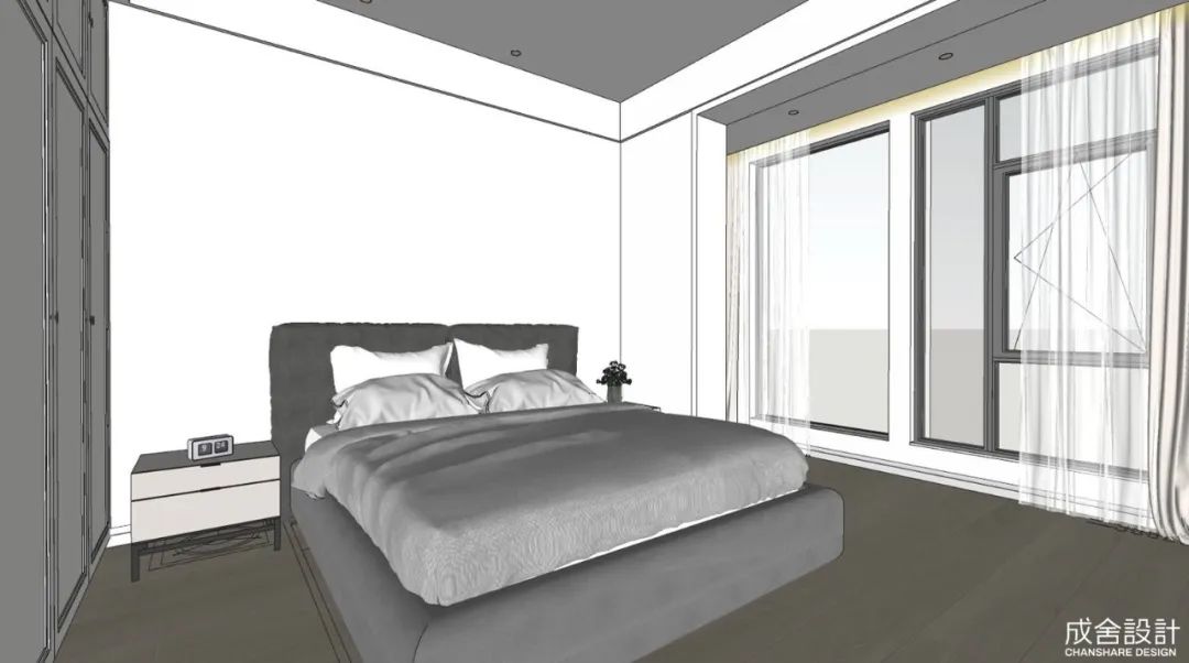 上海大平層設(shè)計(jì)臥室效果圖 上海大平層設(shè)計(jì)臥室效果圖